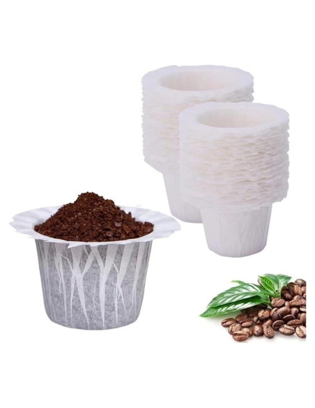 Kit de Filtros de Café y Macetas Biodegradables Genérico Kit de Filtros de Café y Macetas Biodegradables Genérico