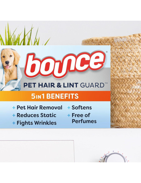 Hojas para Secadora Bounce Mega 130 Unidades Sin Fragancia Hojas para Secadora Bounce Mega 130 Unidades Sin Fragancia