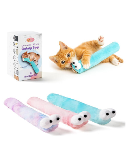 Juguetes para Gatos Gochanmon 3 Piezas con Hierba Gatera 31.75 cm Juguetes para Gatos Gochanmon 3 Piezas con Hierba Gatera 31.75 cm