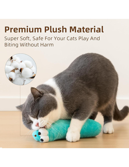 Juguetes para Gatos Gochanmon 3 Piezas con Hierba Gatera 31.75 cm Juguetes para Gatos Gochanmon 3 Piezas con Hierba Gatera 31.75 cm