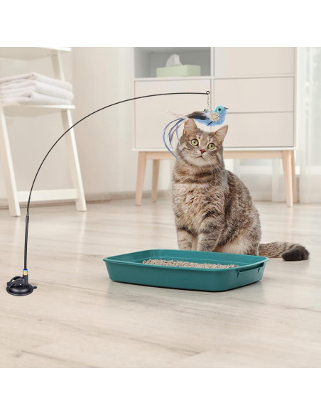 Juguetes Interactivos para Gatos Oziral - 10 Piezas con Ventosa Juguetes Interactivos para Gatos Oziral - 10 Piezas con Ventosa