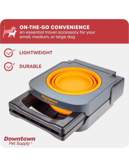 Comedero Elevado Plegable Downtown Pet Supply - 5 Tazas Comedero Elevado Plegable Downtown Pet Supply - 5 Tazas