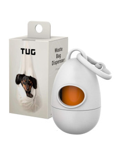 Dispensador de Bolsas para Desechos de Perro TUG Blanco con 240 Bolsas