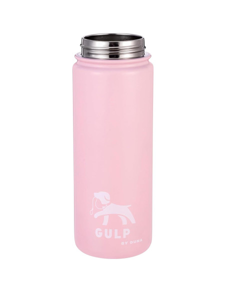 Botella de Agua Aislada Duna para Perros 532 ml Rosa Botella de Agua Aislada Duna para Perros 532 ml Rosa