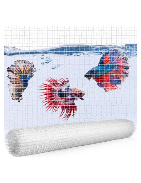 Malla Plástica Transparente DLOnline para Acuario 1.22x1.52m Malla Plástica Transparente DLOnline para Acuario 1.22x1.52m