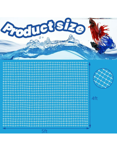 Malla Plástica Transparente DLOnline para Acuario 1.22x1.52m