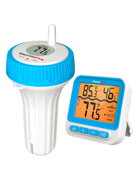 Termómetro Digital Flotante ThermoPro para Piscina 20.06 cm Termómetro Digital Flotante ThermoPro para Piscina 20.06 cm