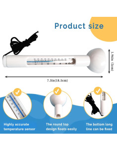 Termómetro Flotante para Piscina Guangzhou - Lectura Fácil 2