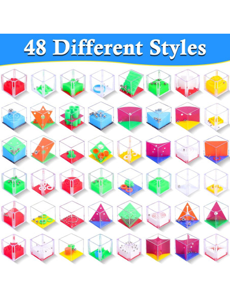 48 Piezas Cubos de Laberinto Dyrfolm para Niños y Adultos 48 Piezas Cubos de Laberinto Dyrfolm para Niños y Adultos