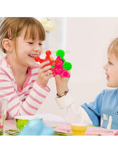 Paquete de 100 Mini Spinners Antiestrés LANQKUISZ - Juguetes para Aliviar Ansiedad
