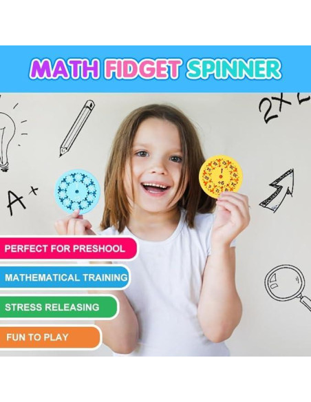 Spinner Matemático Antiestrés Chengdu - Juego Multiplicación Spinner Matemático Antiestrés Chengdu - Juego Multiplicación