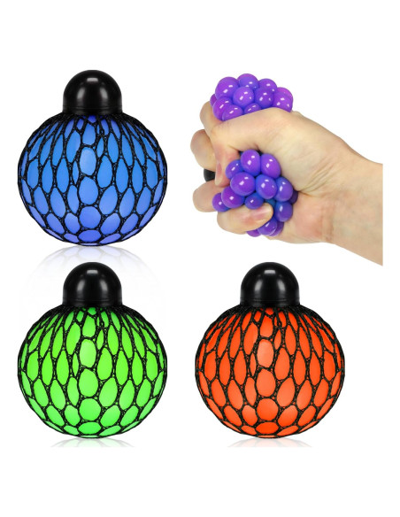 Pelotas Anti Estrés de Silicona Fireboomoon - 3 Piezas 6 cm Pelotas Anti Estrés de Silicona Fireboomoon - 3 Piezas 6 cm