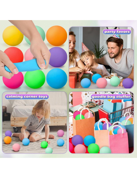 Juego de 12 Pelotas Antiestrés ASPULU - Alivio de Ansiedad Juego de 12 Pelotas Antiestrés ASPULU - Alivio de Ansiedad