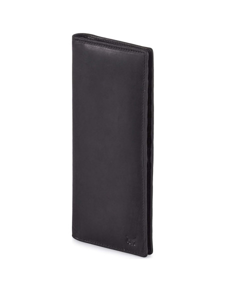 Billetera Larga Unisex Cuero Real Bifold RFID Slim 21.34x9.53cm Billetera Larga Unisex Cuero Real Bifold RFID Slim 21.34x9.53cm