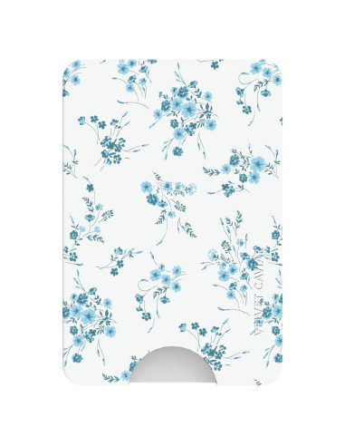 Cartera Magnética Velvet Caviar Floral Azul para iPhone 12/13/14/15