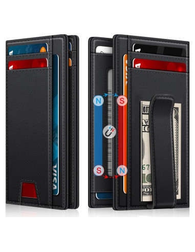 Billetera de Cuero Minimalista GTWUP para Hombres con RFID