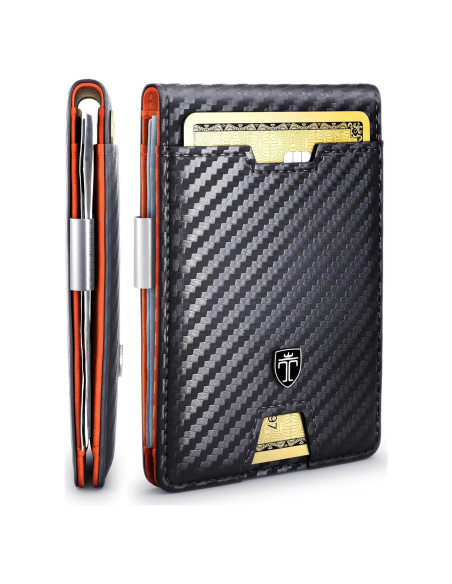 Cartera Slim Travando AUSTIN para Hombre con Clip y Bloqueo RFID Cartera Slim Travando AUSTIN para Hombre con Clip y Bloqueo RFID