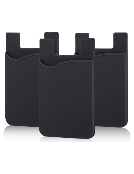 Soporte Adhesivo para Tarjetas Pofesun - 3 Fundas Silicona Soporte Adhesivo para Tarjetas Pofesun - 3 Fundas Silicona