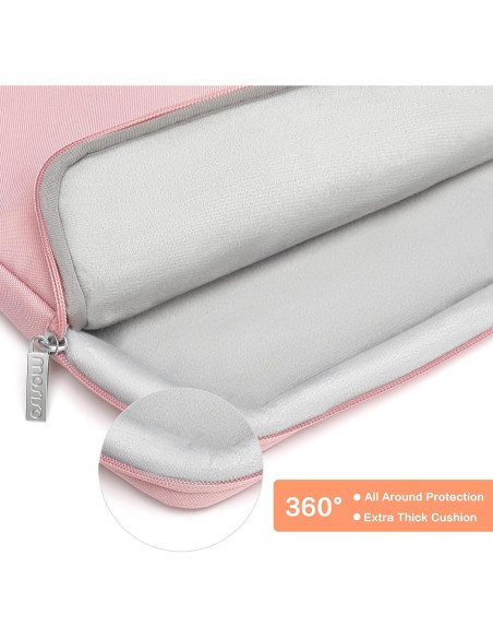 Funda Protectora MOSISO 360 Rosa para Laptop 15-16" Funda Protectora MOSISO 360 Rosa para Laptop 15-16"