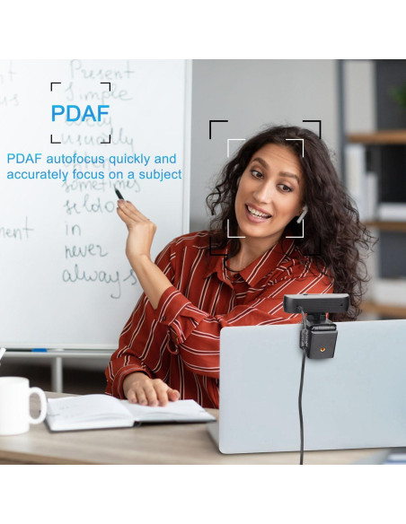 Cámara Web 4K WINSAFE UHV-50H, Enfoque Automático, USB Cámara Web 4K WINSAFE UHV-50H, Enfoque Automático, USB