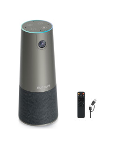 Cámara Web de Conferencia NUROUM C46 4K con Micrófono y Altavoz