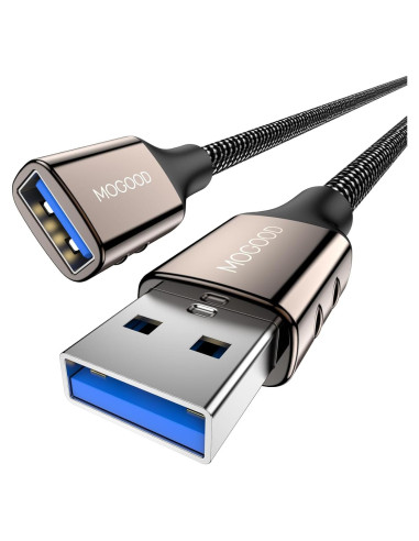 Cable de Extensión USB 3.0 MOGOOD 5M Negro Macho a Hembra