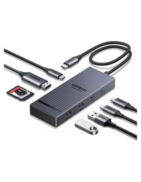 Hub USB C 8 en 1 UGREEN Revodok Pro 4K 60Hz HDMI Carga 100W Hub USB C 8 en 1 UGREEN Revodok Pro 4K 60Hz HDMI Carga 100W