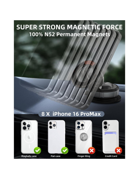 Soporte Magnético para Teléfono Faatchoi - Ajustable 360 Soporte Magnético para Teléfono Faatchoi - Ajustable 360