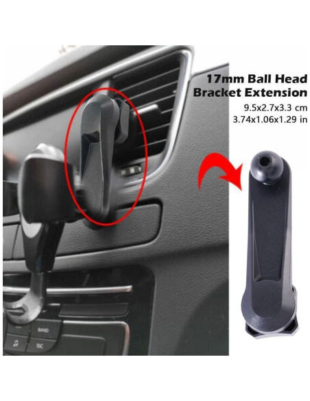 Soporte Magnético para Teléfono de Coche Jowxsx 17mm Negro Soporte Magnético para Teléfono de Coche Jowxsx 17mm Negro