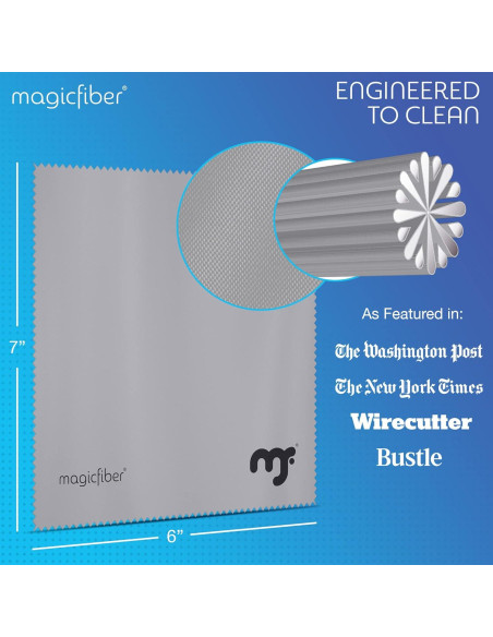 Kit de Limpieza de Gafas MagicFiber 17 Piezas - 2 Aerosoles 59ml + 15 Paños Microfibra Kit de Limpieza de Gafas MagicFiber 17 Piezas - 2 Aerosoles 59ml + 15 Paños Microfibra