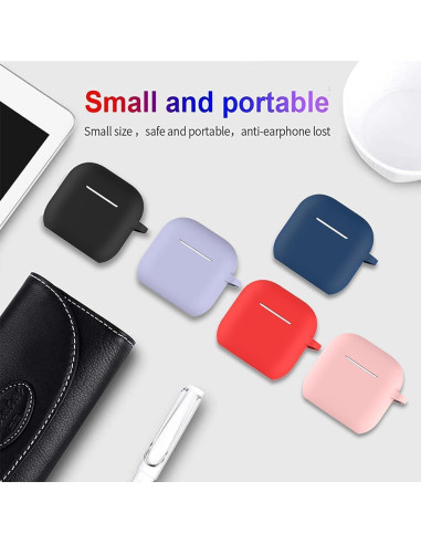 Funda de Silicona Linsaner para AirPods 4ta Generación con Kit de Limpieza