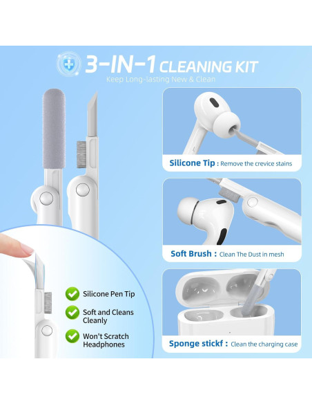 Funda protectora Ekoonpft para AirPods Pro 1/2 generación - Verde Pino Funda protectora Ekoonpft para AirPods Pro 1/2 generación - Verde Pino