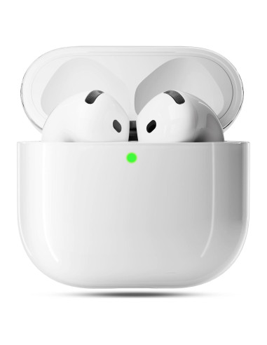 Funda Semidura DamonLight para AirPods 4 - Protección Blanca