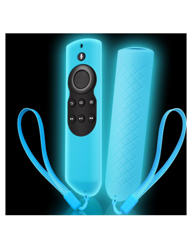 Funda de Control Remoto Firestick 1ra Gen Packzprint Brillo Azul
