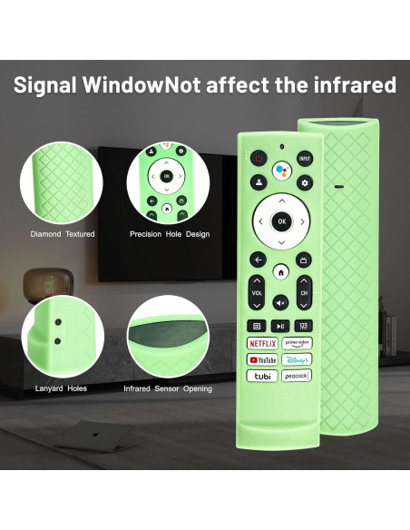 Cubierta de Silicona para Control Remoto Fire TV Hisense - 2 Piezas Cubierta de Silicona para Control Remoto Fire TV Hisense - 2 Piezas
