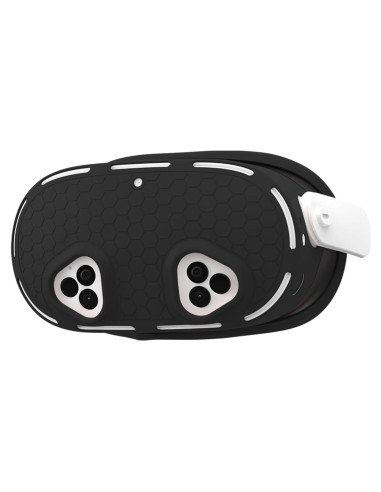 Funda de Silicona KANG YU para Auriculares Meta Quest 3s - Negro