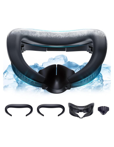 Almohadilla Facial Refrigerante DESTEK para Meta Quest 3 - Gel Frío