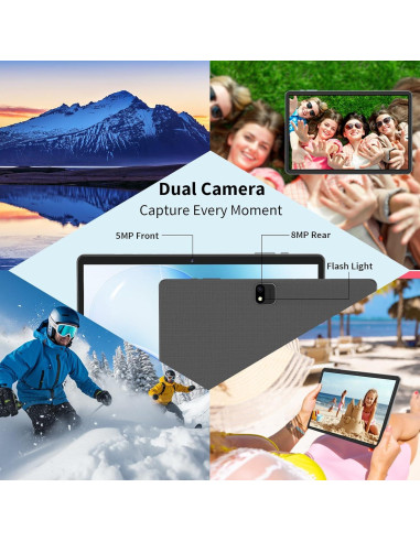 Tableta 2 en 1 JJGJ TB02 Android 14 10" 12GB RAM 128GB