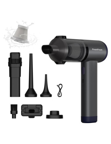 Aspiradora de Coche Portátil FOUNFOUN HV-104 22KPa Sin Cable