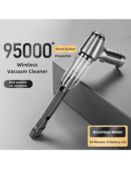 Aspiradora de Mano Inalámbrica Bubwepo US1101-1452 12000Pa Aspiradora de Mano Inalámbrica Bubwepo US1101-1452 12000Pa