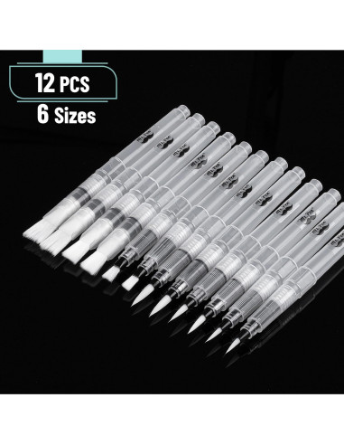 Marcadores de Pincel Acuarelables Mr. Pen - Set de 12 Unidades
