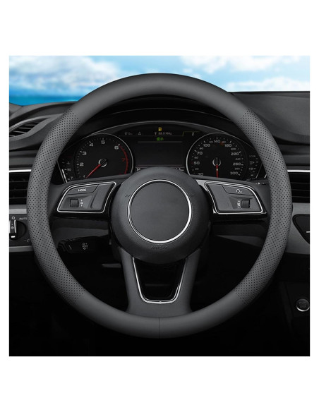 Cubre Volante XHRING para Chevy 37-38 cm Antideslizante Cubre Volante XHRING para Chevy 37-38 cm Antideslizante