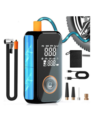 Compresor de Aire Portátil SODPE 180 PSI con Luz LED