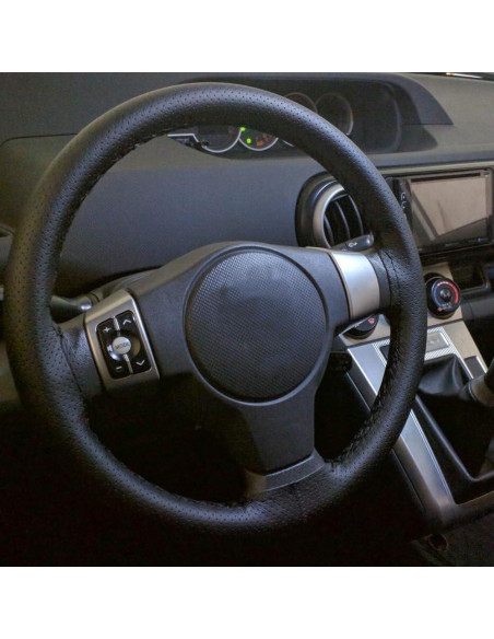 Funda de Volante de Coche Onerbuy Cuero 38 cm DIY Antideslizante Funda de Volante de Coche Onerbuy Cuero 38 cm DIY Antideslizante