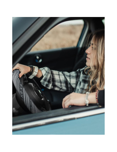 Cubierta de Volante Boho SEG Direct Lino Grueso 37-39 cm