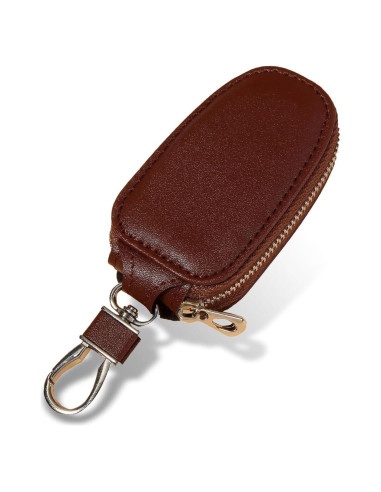 Funda de Cuero para Llave de Coche Universal Marrón