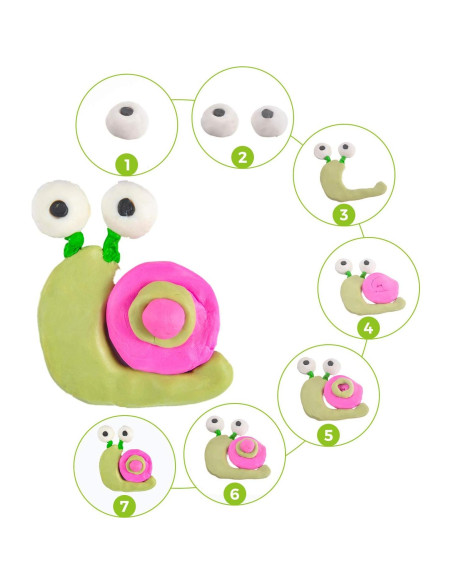 Arcilla Polimérica ifergoo 50 Colores para Niños DIY 1.08kg Arcilla Polimérica ifergoo 50 Colores para Niños DIY 1.08kg