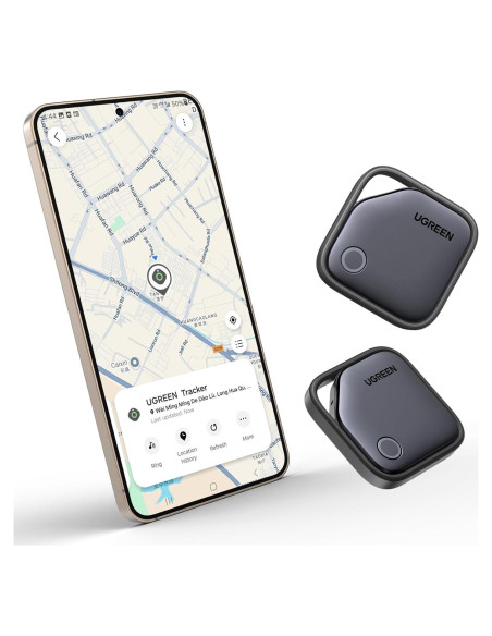 UGREEN FineTrack S 2-Pack Etiquetas de Rastreo Bluetooth UGREEN FineTrack S 2-Pack Etiquetas de Rastreo Bluetooth
