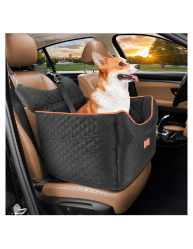 Asiento de Coche para Perros EUHAMS - Espuma Viscoelástica 48.77x44.96cm