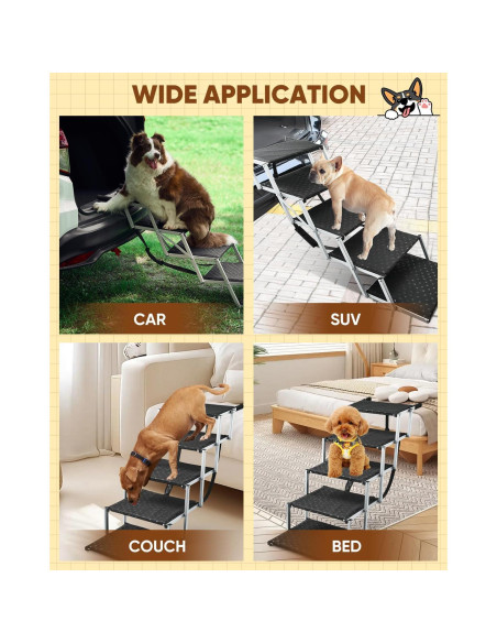 Rampa Plegable para Perros Saker 90kg Antideslizante Rampa Plegable para Perros Saker 90kg Antideslizante